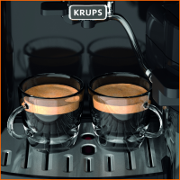 Expresso broyeur arabica latte ea819e10 Krups etain